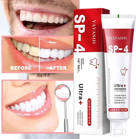 SP-4 Probiotic Whitening Toothpaste, Teeth Whitening Toothpaste (Pack of 2)