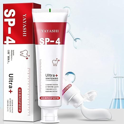 SP-4 Probiotic Whitening Toothpaste, Teeth Whitening Toothpaste (Pack of 2)